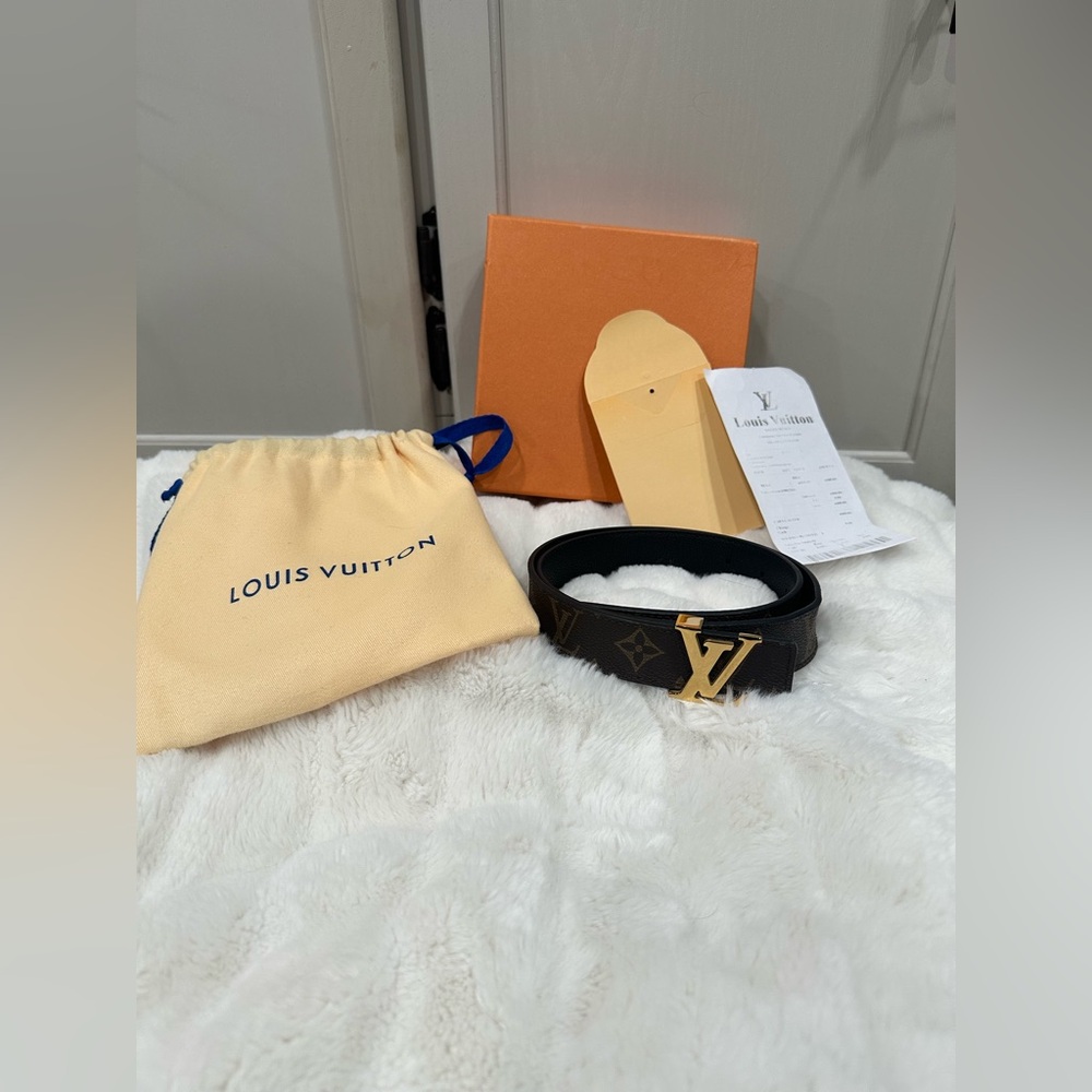 Louis Vuitton LV Pyramide Belt With Box & Receipt